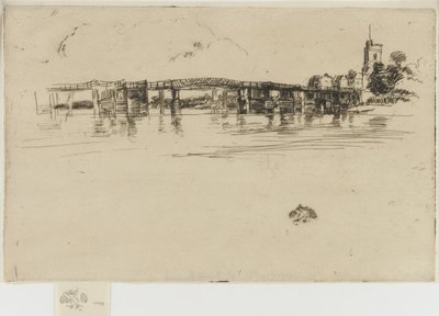 De Kleine Putney, Nr. 1, 1879 door James Abbott McNeill Whistler